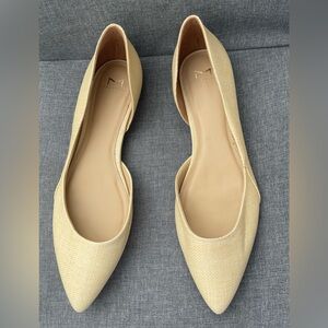 Marc Fisher Cream Women's Flats